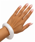 Diafany White Marble Bracelet