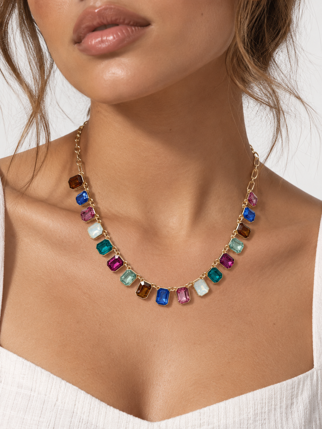 Chloe Square Necklace