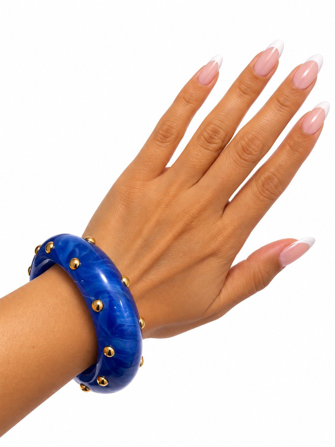 Alex Chunky Studded Marble Bracelet