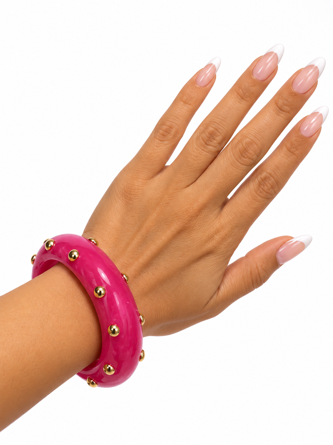 Alex Chunky Studded Marble Bracelet