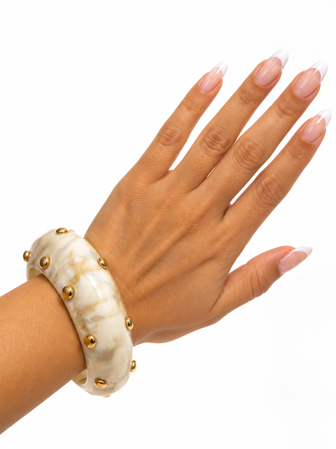 Alex Chunky Studded Marble Bracelet
