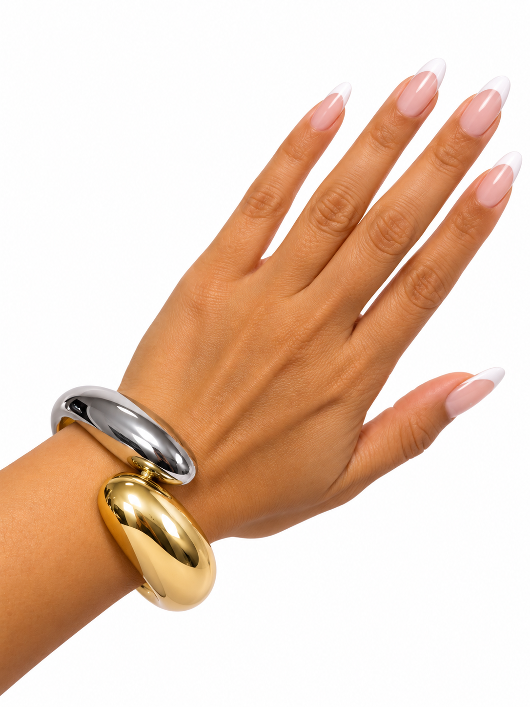 Monica Chunky Mixed Metal Bracelet