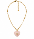 Angie Marble Heart Necklace