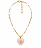 Angie Marble Heart Necklace