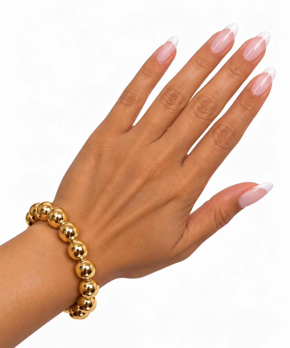 Rachel Gold Chunky Bead Bracelet