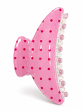 Pink Polka Dot Hair Clip